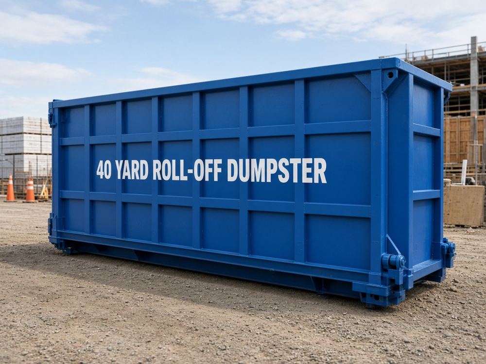 40 yard roll-off dumpster for rent in Fort Worth, TX